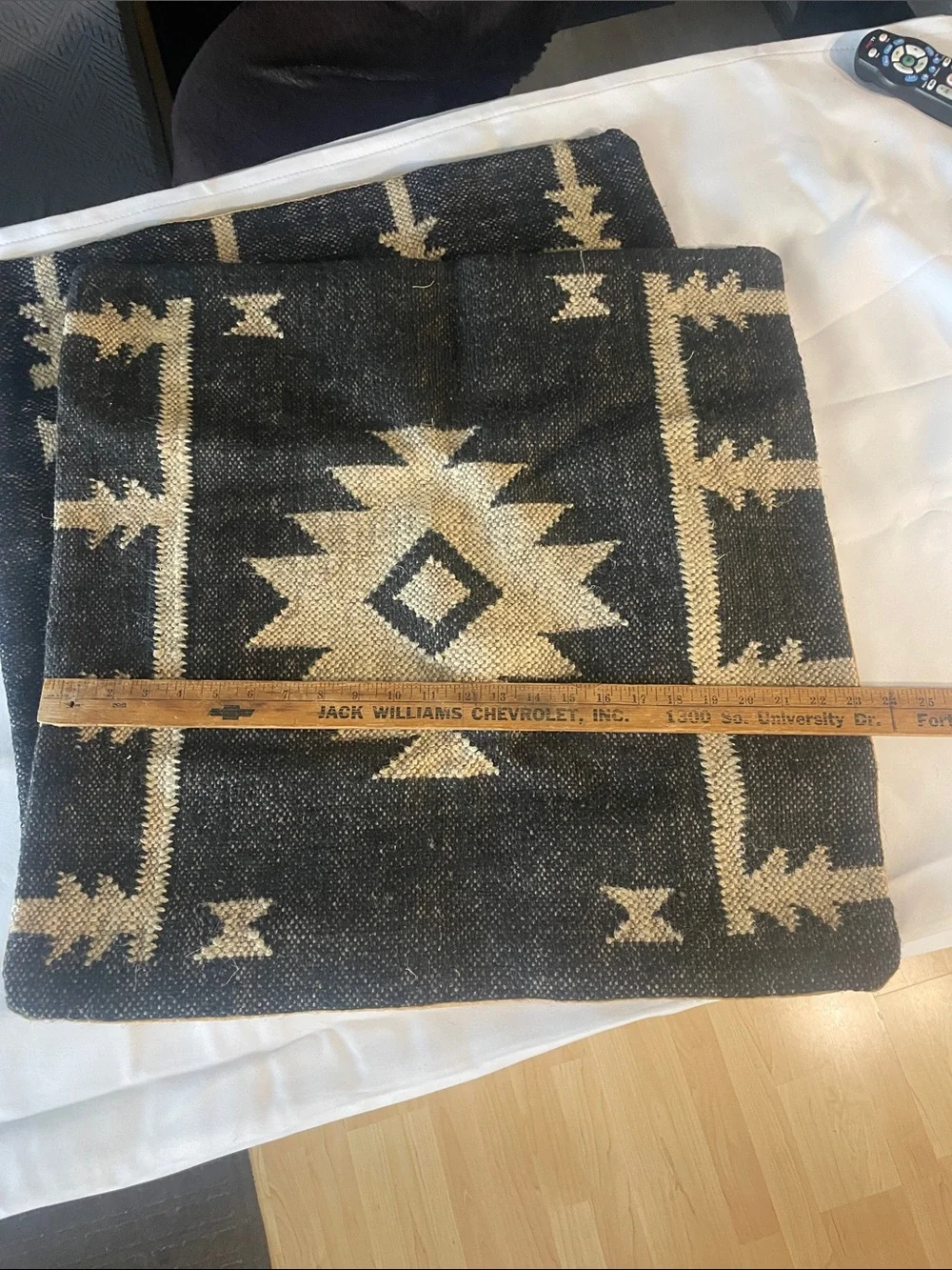 Handwoven Black Aztec Pillow Cover Kilim Turkish Pillow Case